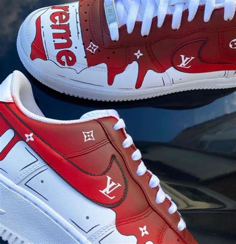 nike air force 1 supreme replica|supreme air force 1 stockx.